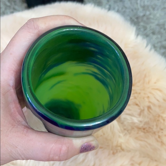 Hand blown glass vase - Picture 6 of 8